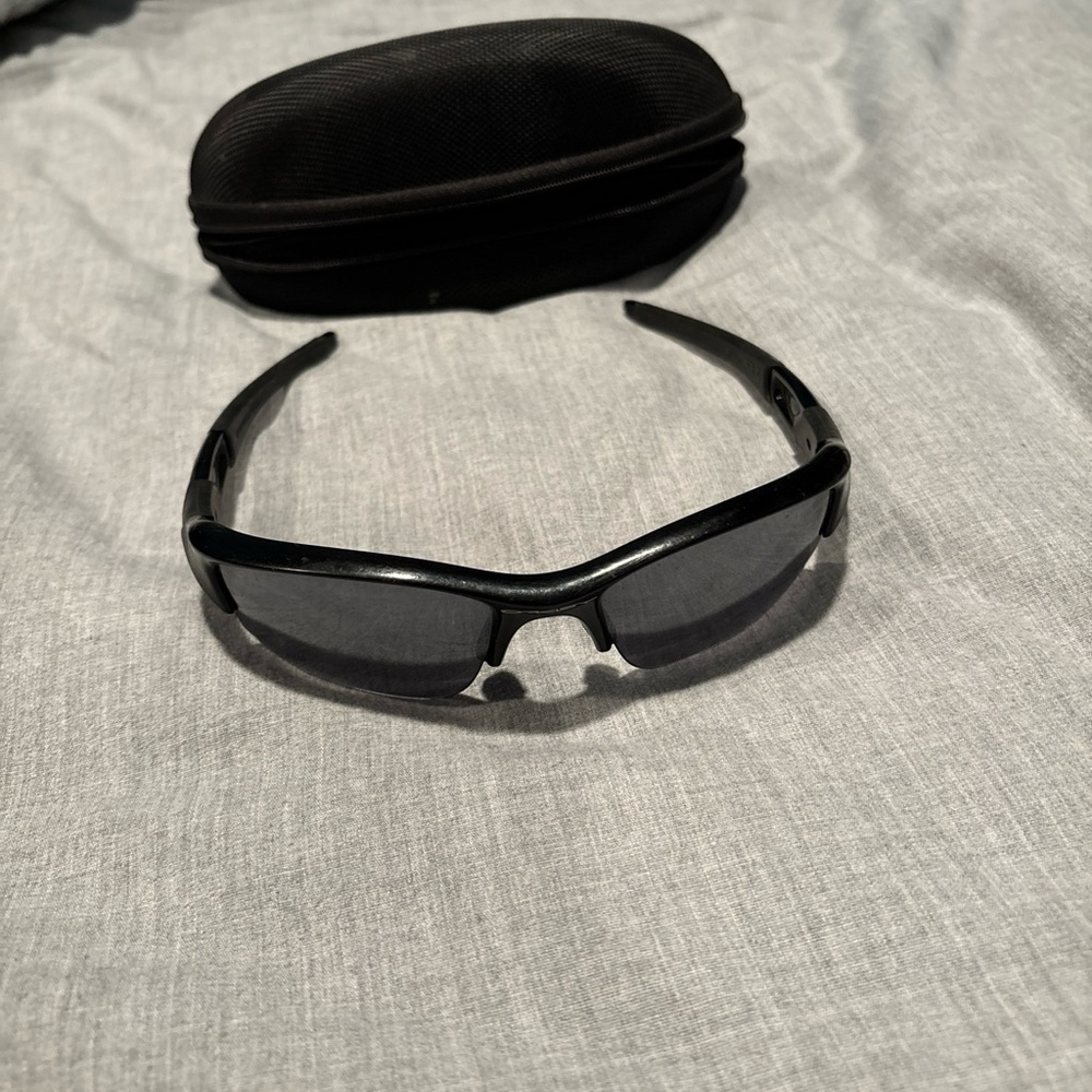 Oakley Flak Jacket sunglasses and case